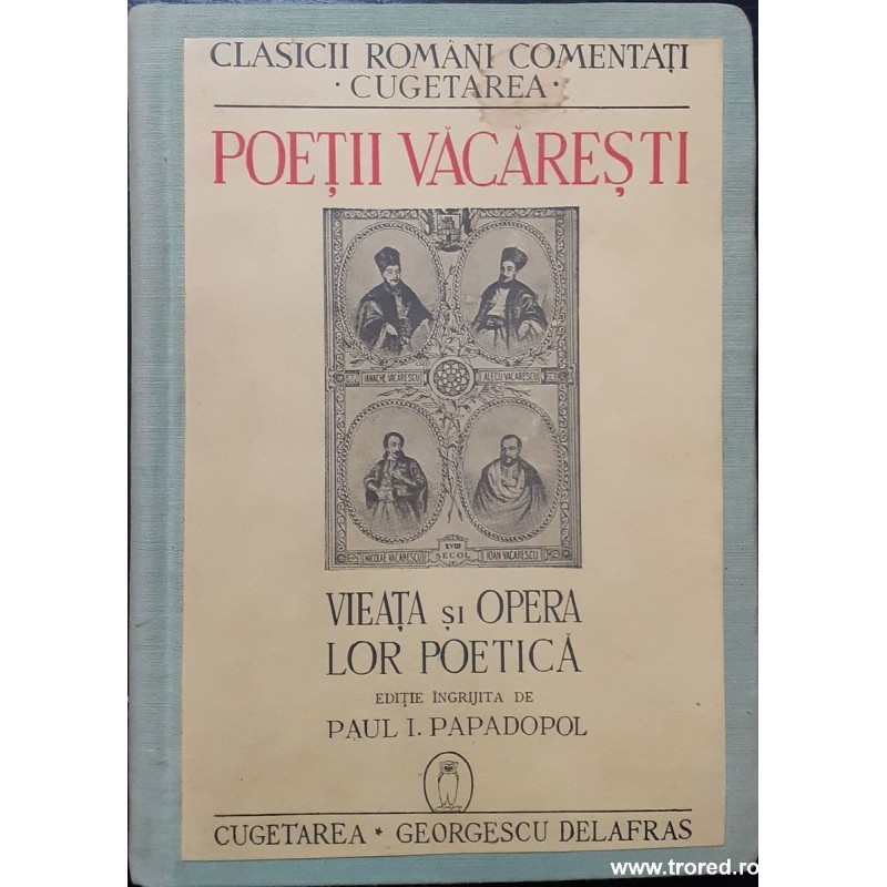 Poetii Vacaresti Viata si opera lor poetica