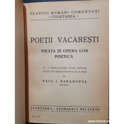 Poetii Vacaresti Viata si opera lor poetica
