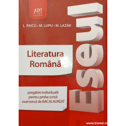 Literatura romana Eseul Pregatire individuala pentru proba scrisa examenul de bacalaureat