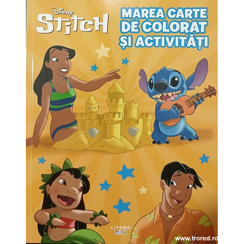 Marea carte de colorat si activitati Disney Stich