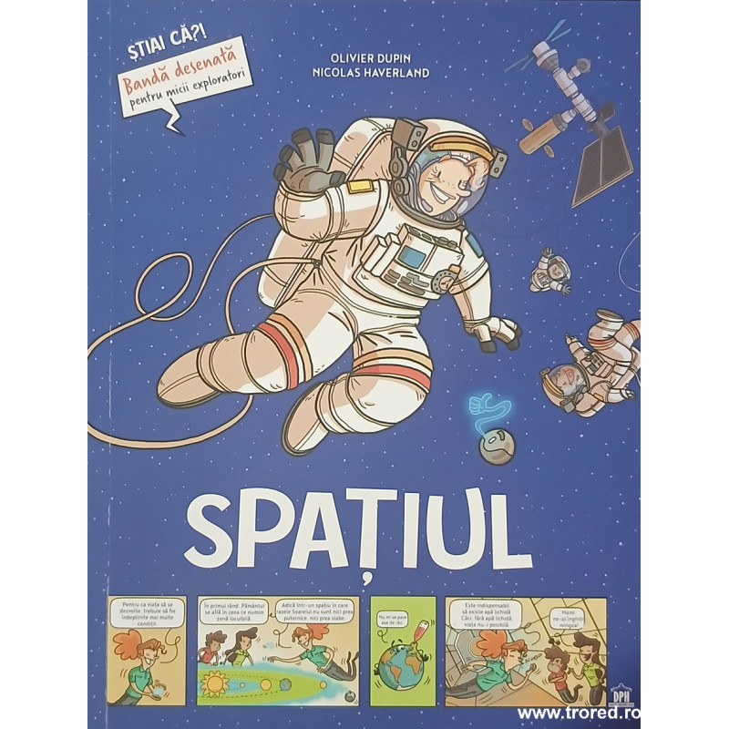 Spatiul Banda desenata pentru micii exploratori