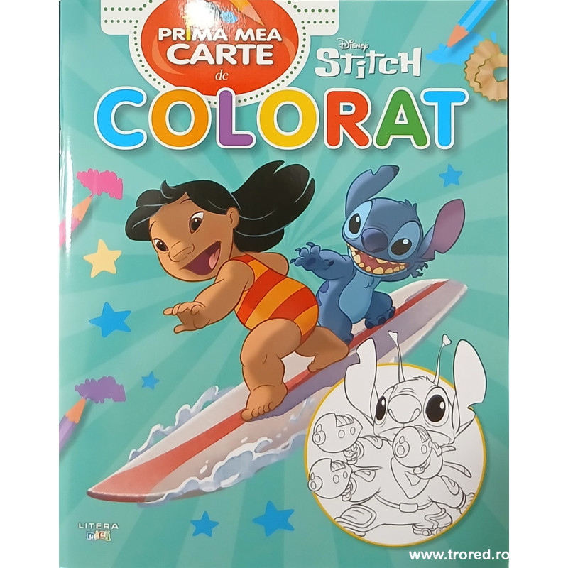 Prima mea carte de colorat Disney Stitch