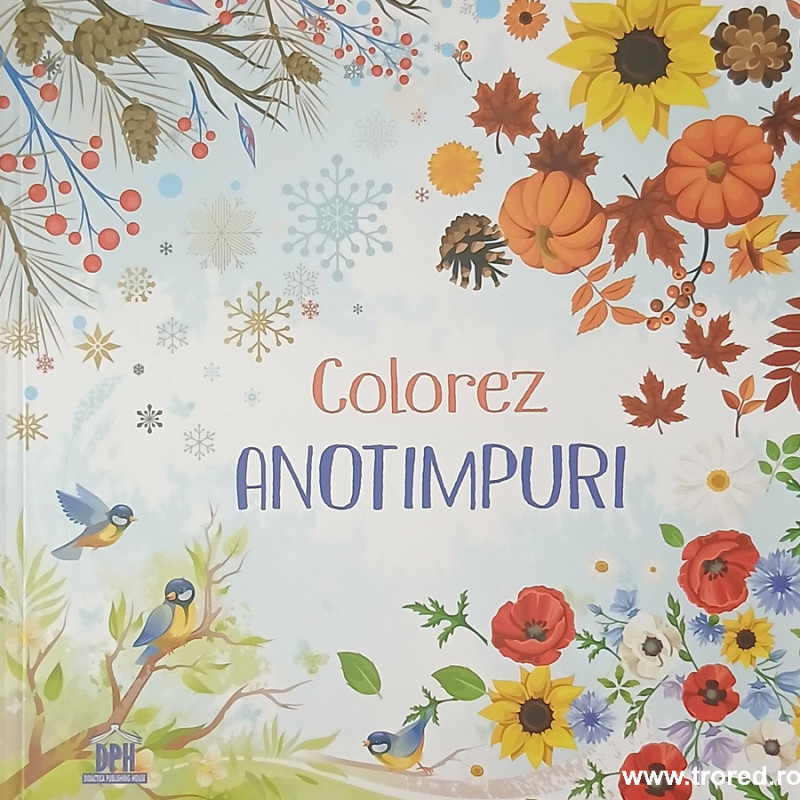 Colorez anotimpuri Carte de colorat