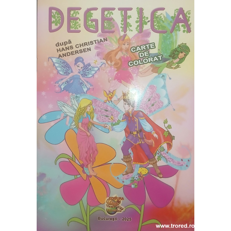 Degetica Carte de colorat