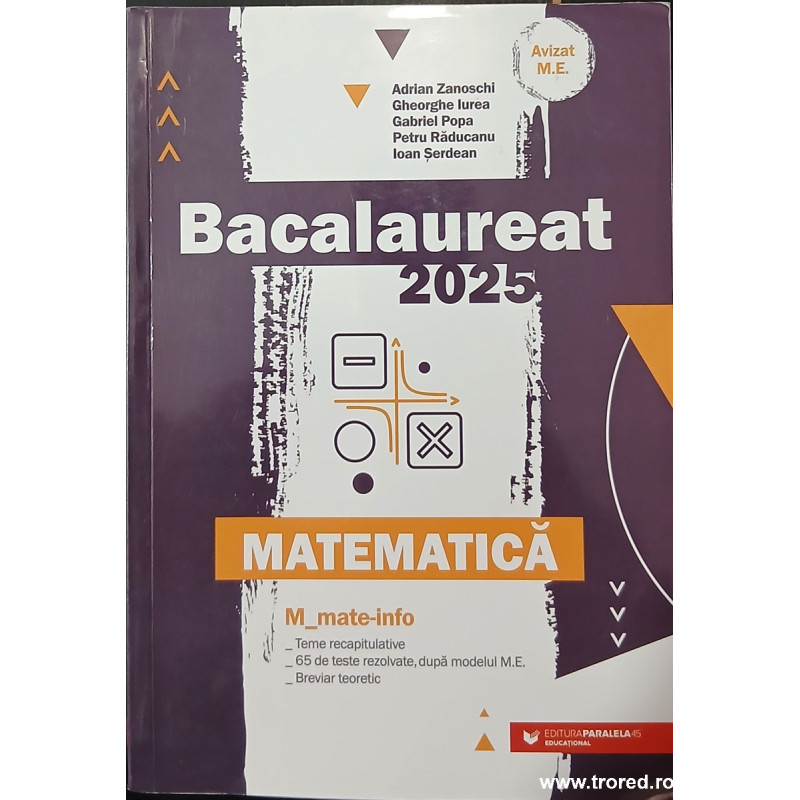 Bacalaureat 2025 Matematica M mate info