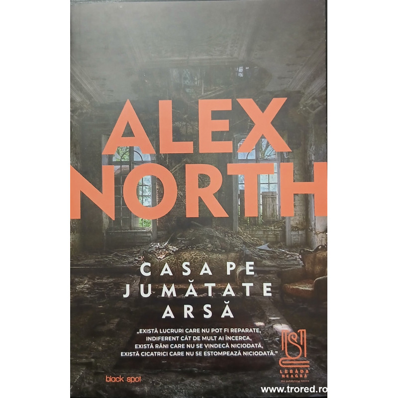 Casa pe jumatate arsa