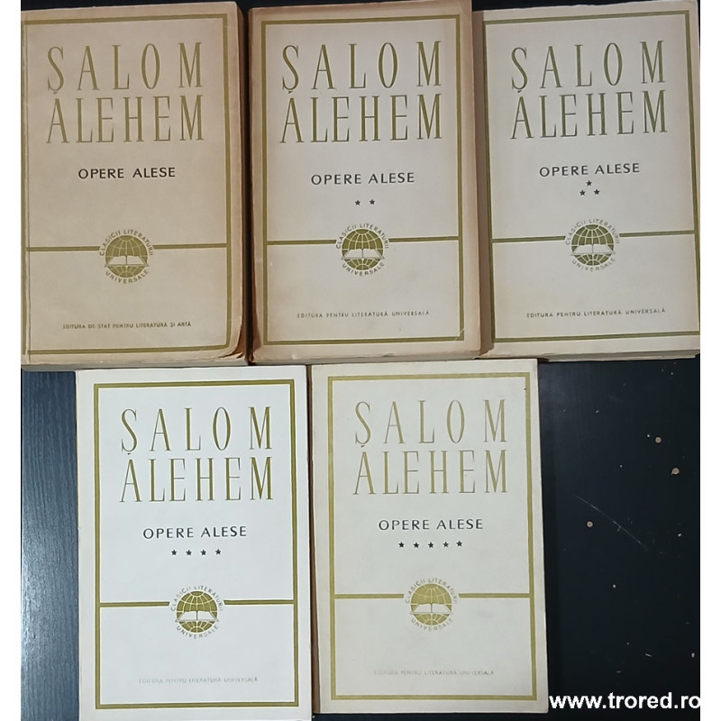 Opere alese 5 volume Salom Alehem