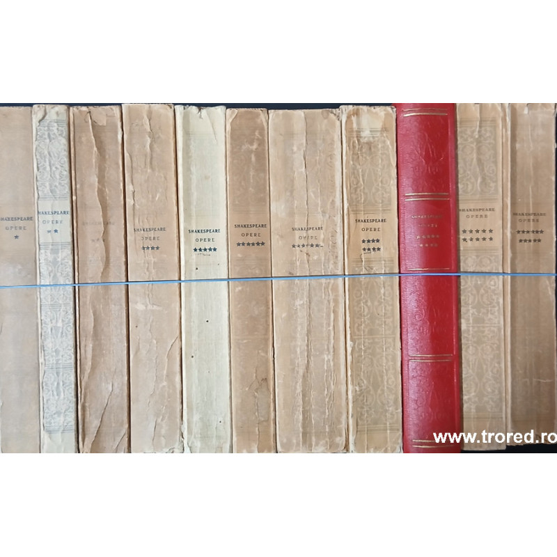Opere Shakespeare 11 volume