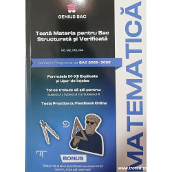 Matematica pentru Bac 2025-2026 Toata materia structurata si verificata M1, M2, M3, M4