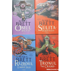 Omul pictat / Sulita desertului / Razboiul la lumina zilei / Tronul de cranii Seria Demon