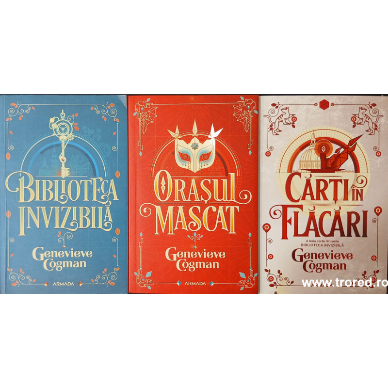 Biblioteca invizibila Orasul mascat Carti in flacari
