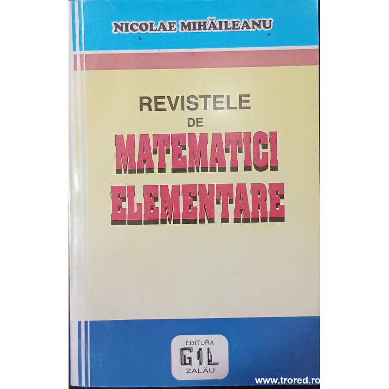 Revistele de matematici elementare