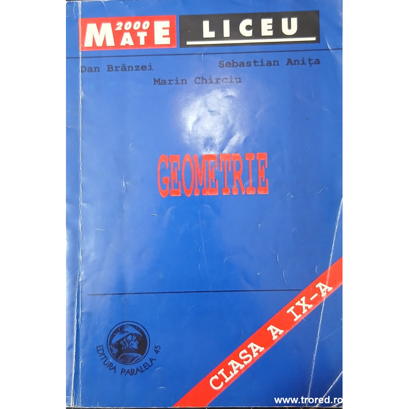 Geometrie Clasa a IX-a