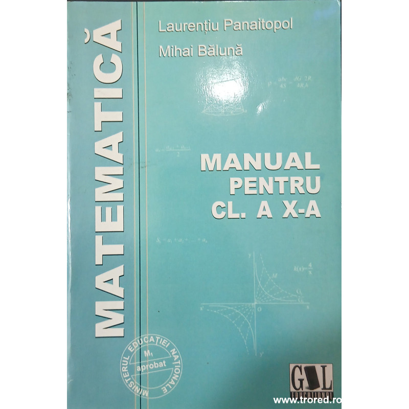 Matematica Manual pentru clasa a X-a