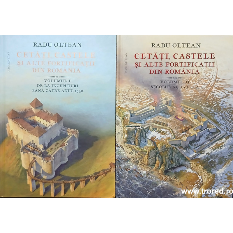 Cetati, castele si alte fortificatii din Romania 2 volume