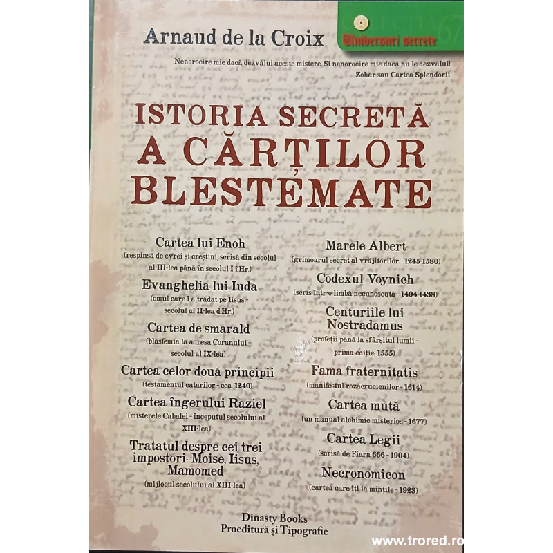 Istoria secreta a cartilor blestemate