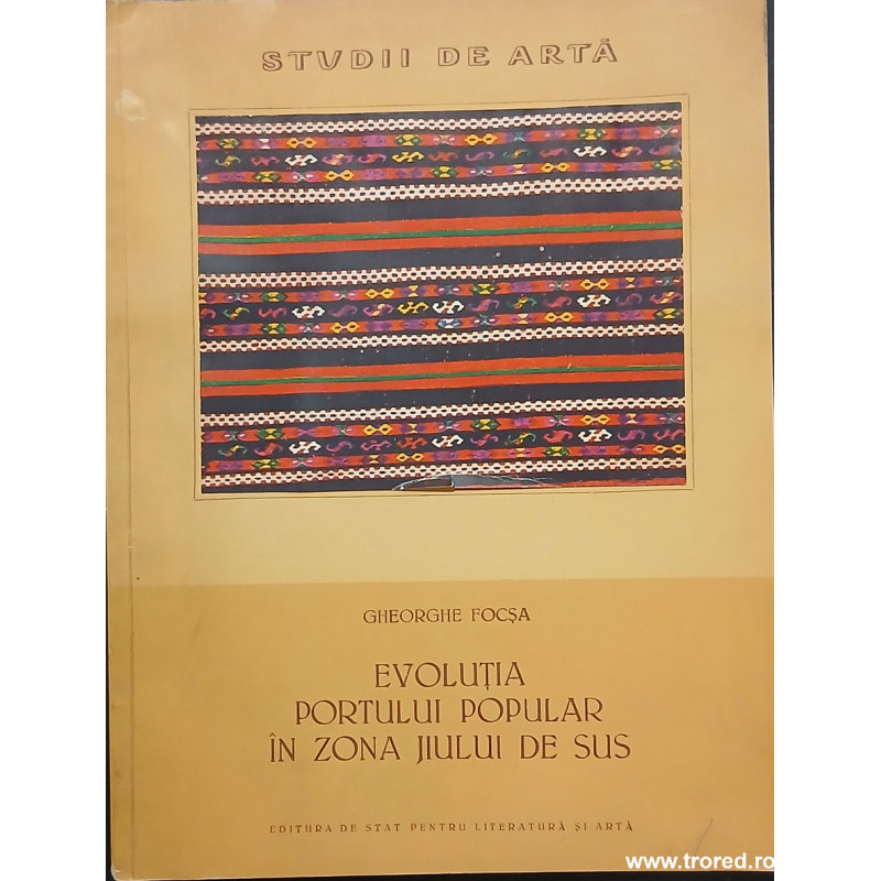 Evolutia portului popular in zona Jiului de Sus