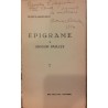 Epigrame si ganduri raslete. Autograf