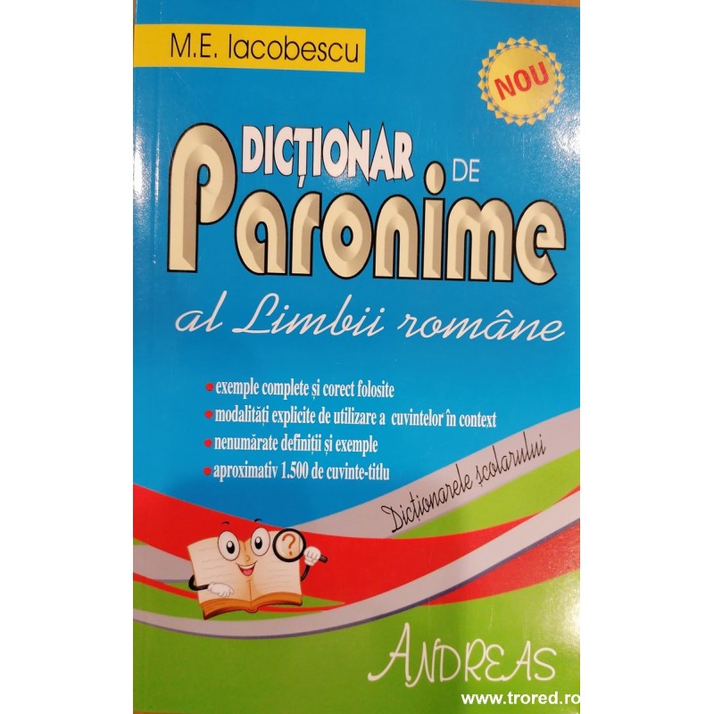 Dictionar de paronime al limbii romane