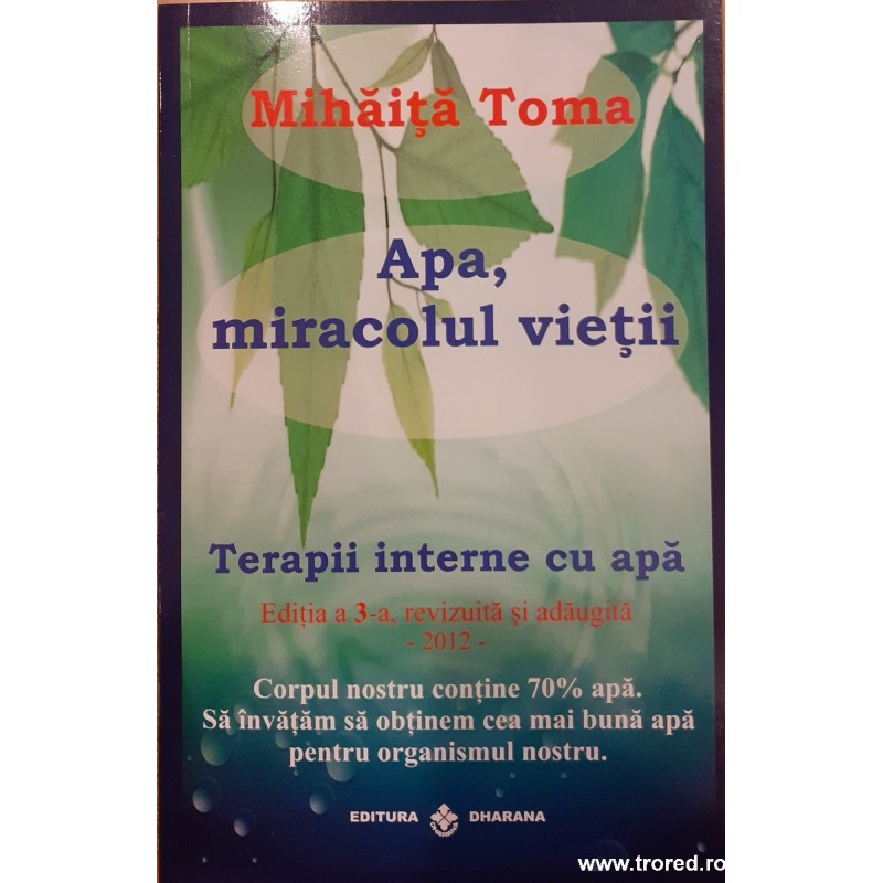 Apa, miracolul vietii
