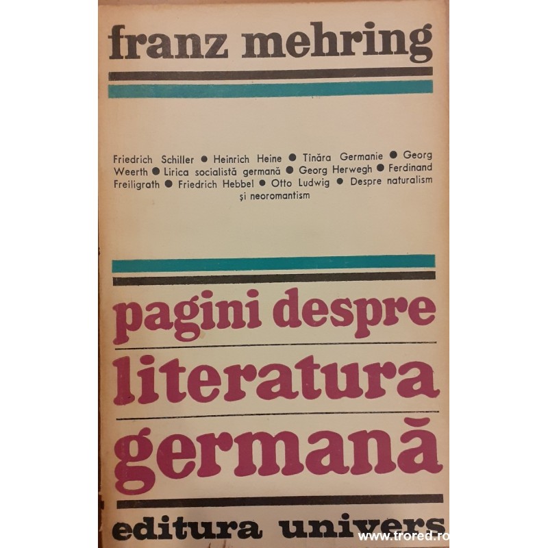 Pagini despre literatura germana