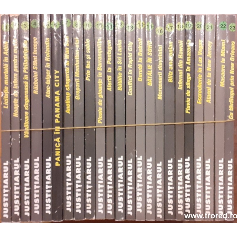 Colectia Justitiarul 23 volume