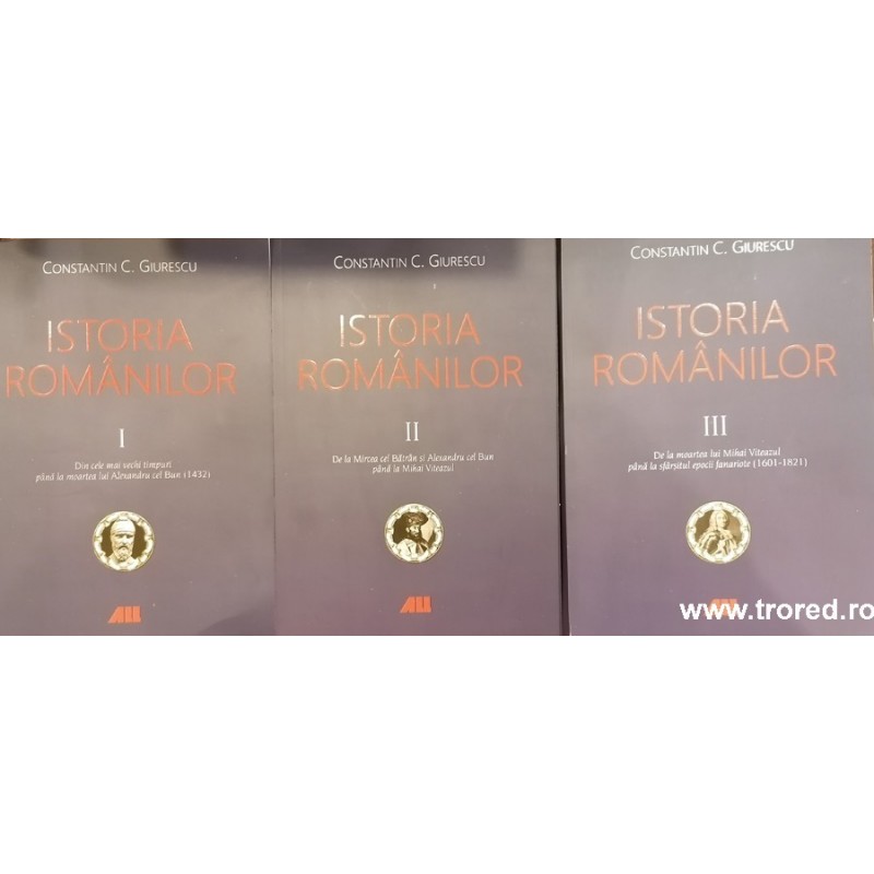 Istoria romanilor 3 volume