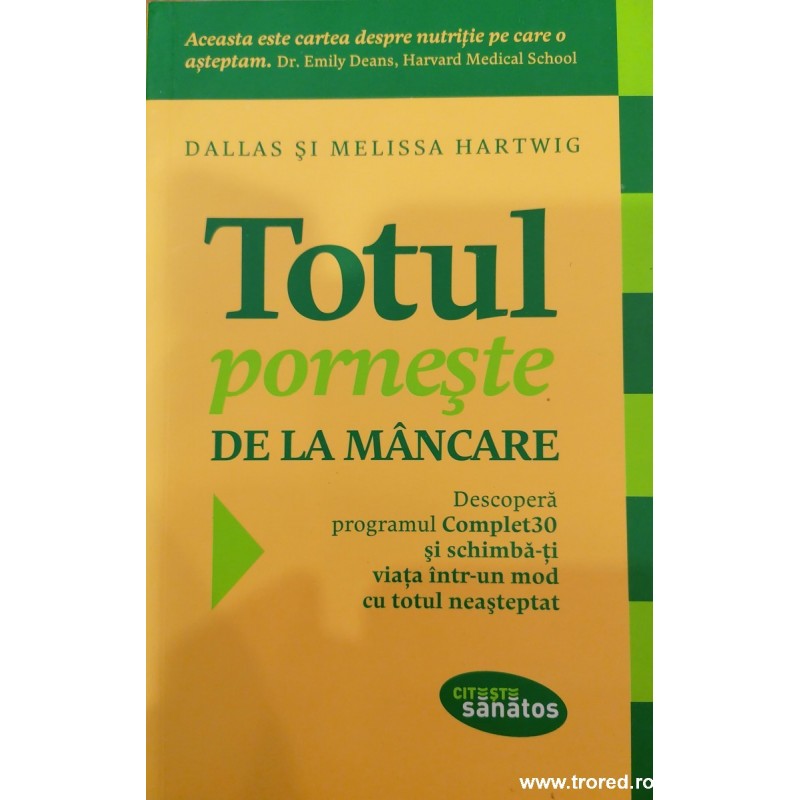 Totul porneste de la mancare