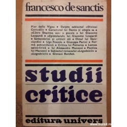 Studii critice Francesco de Sanctis